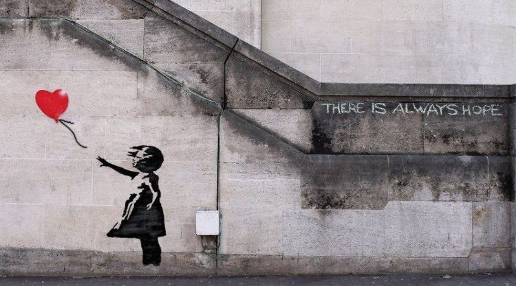 Banksy_THERE IS ALWAYS HOPE